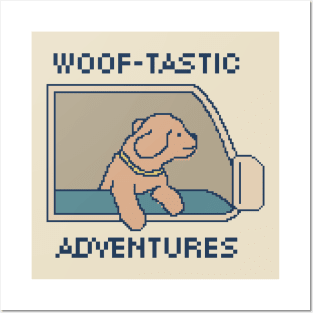 Woof-tastic Adventures - 8bit Posters and Art